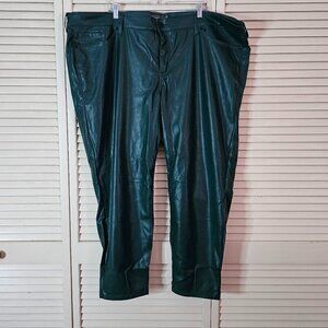 Torrid Green Faux Leather Pants